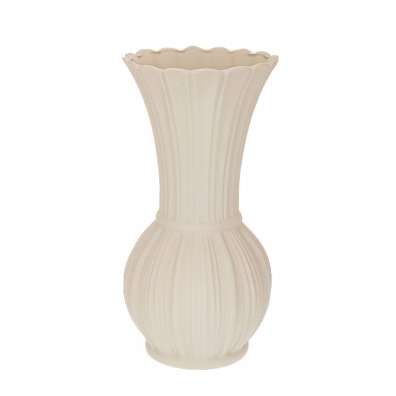 Iliadis Βάζο Κεραμικό Λευκό Φ12x23cm 91520