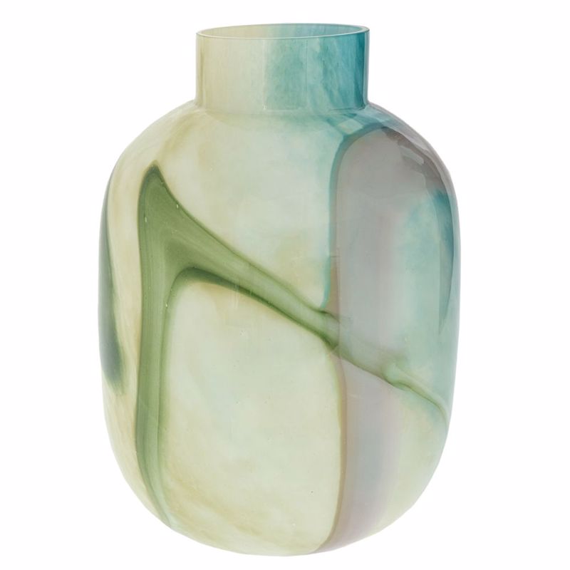 Iliadis - ΣΗΜΑΝΤΙΚΟ: Σε περίπτωση διαφοράς τιμής από το κατάστημα ισχύει παντα και μόνο η τιμή του καταστήματος Iliadis Βάζο Γυάλινο Πολύχρωμο Φ24x34cm 91644