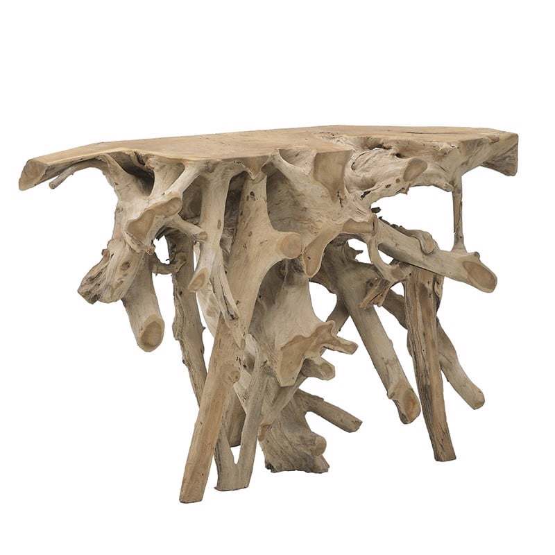 INART ΚΟΝΣΟΛΑ ΑΠΟ ΜΑΣΙΦ ΞΥΛΟ ΝΑTURAL 120X40X80 3-50-722-0015
