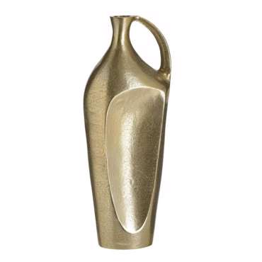 Inart Βάζο Αλουμινίου Χρυσό 16X10X41εκ 3-70-579-0097