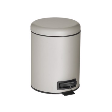 Click Κάδος Απορριμμάτων Μεταλλικός Μπεζ 5lt 24x21x28cm 6-65-671-0010