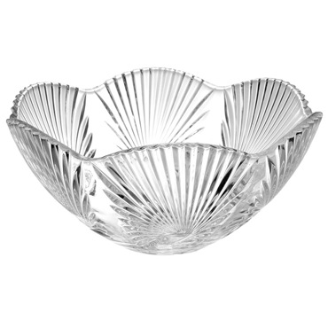 Inart Μπωλ Γυάλινο Διάφανο Δ25Χ12 6-70-504-0049