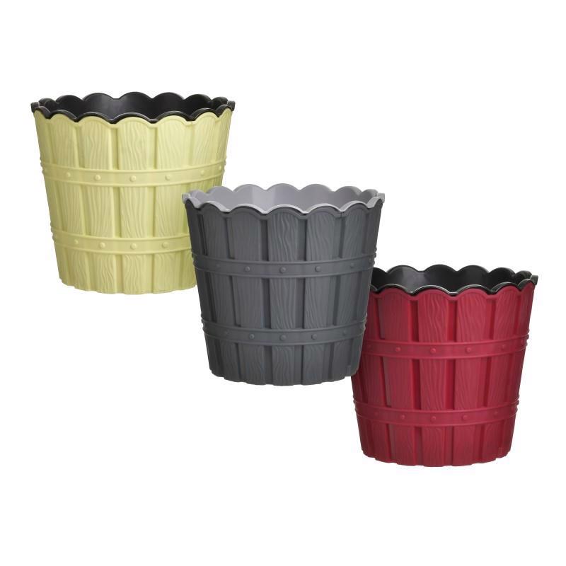 Γλάστρες - Ζαρντινιέρες agiovlasitishome - ΣΗΜΑΝΤΙΚΟ: Σε περίπτωση διαφοράς τιμής από το κατάστημα ισχύει παντα και μόνο η τιμή του καταστήματος Click Κασπό PL Διαφορά Χρώματα 7L Φ25Χ22 6-70-886-0008