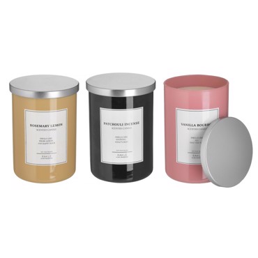 INART ΚΕΡΙ ΠΑΡΑΦΙΝΗΣ ΑΡΩΜΑΤΙΚΟ ΣΕ ΓΥΑΛΙΝΟ 3 ΑΡΩΜΑΤΑ 700g Φ10Χ15EK 6-80-961-0012