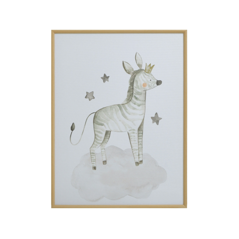 Click - ΣΗΜΑΝΤΙΚΟ: Σε περίπτωση διαφοράς τιμής από το κατάστημα ισχύει παντα και μόνο η τιμή του καταστήματος Click Πίνακας Παιδικός ''Ζέβρα'' Πλαστικός με Πλαίσιο 3