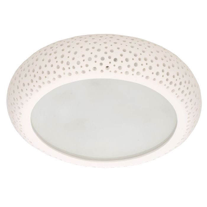 INLIGHT PLAFONIERA / FOTISTIKO OROFIS GPsINO LEuKO E27 F50x10cm 00-42155A