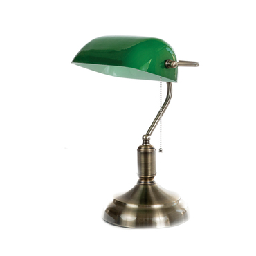 INLIGHT ΕΠΙΤΡΑΠΕΖΙΟ ΦΩΤΙΣΤΙΚΟ ΜΕΤΑΛΛΙΚΟ/ΓΥΑΛΙΝΟ ΟΞΥΝΤΕ ΠΡΑΣΙΝΟ  E27 27x18x38cm 3431