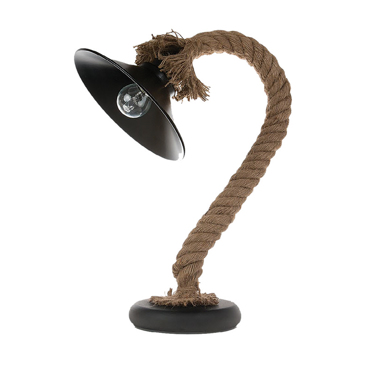 INLIGHT ΕΠΙΤΡΑΠΕΖΙΟ ΦΩΤΙΣΤΙΚΟ ΣΧΟΙΝΙ ΜΑΥΡΟ E27 Φ20x40cm 3438