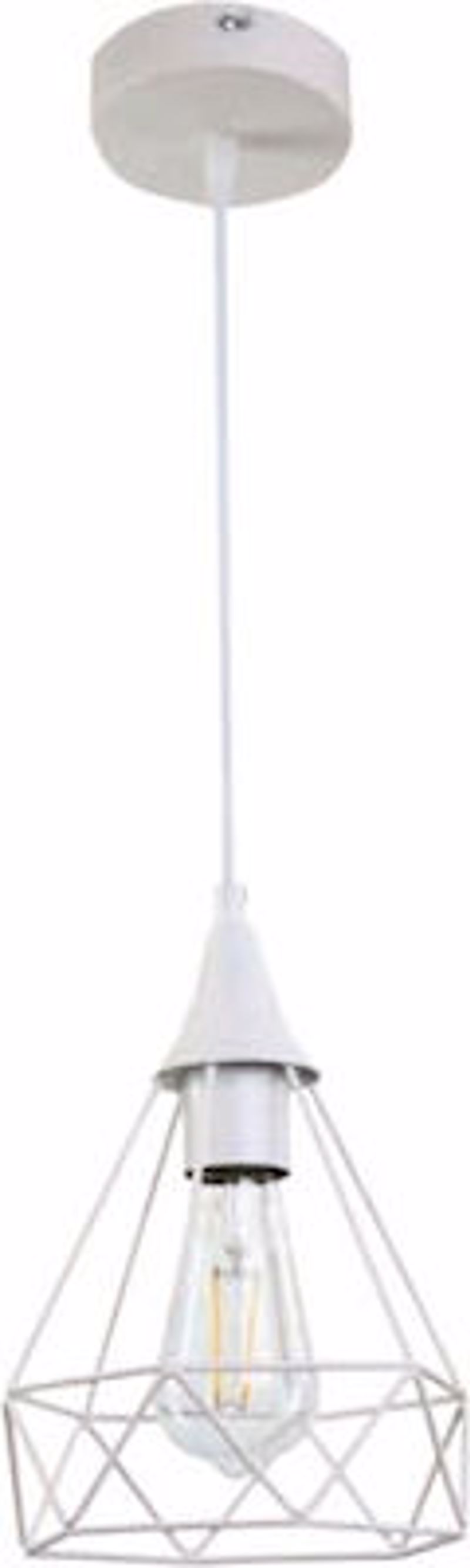 Φωτιστικά agiovlasitishome - ΣΗΜΑΝΤΙΚΟ: Σε περίπτωση διαφοράς τιμής από το κατάστημα ισχύει παντα και μόνο η τιμή του καταστήματος Inlight Φωτιστικό Οροφής Μεταλλικό Πλέγμα Λευκό E27 Φ16