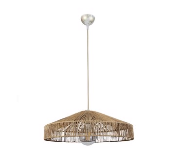 INLIGHT ΦΩΤΙΣΤΙΚΟ ΟΡΟΦΗΣ VINTAGE NATURAL ΜΕ ΣΧΟΙΝΙ E27 Φ45cm 4029Β