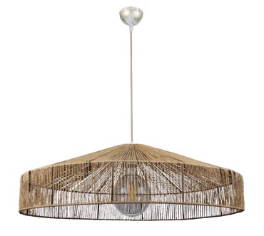 INLIGHT ΦΩΤΙΣΤΙΚΟ ΟΡΟΦΗΣ VINTAGE NATURAL ΜΕ ΣΧΟΙΝΙ E27 Φ70cm 4029Α