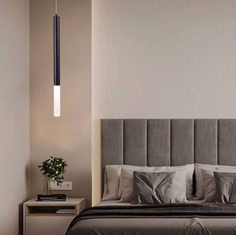 Inlight Κρεμαστό φωτιστικό LED 5W 3000K από μαύρο μέταλ