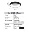 INLIGHT PLAFONIERA LED ME CONTROLLER RuThMISIS ENTASIS/ThERMOKRASIAS 4050Lm F40cm 42020-B-BLACK