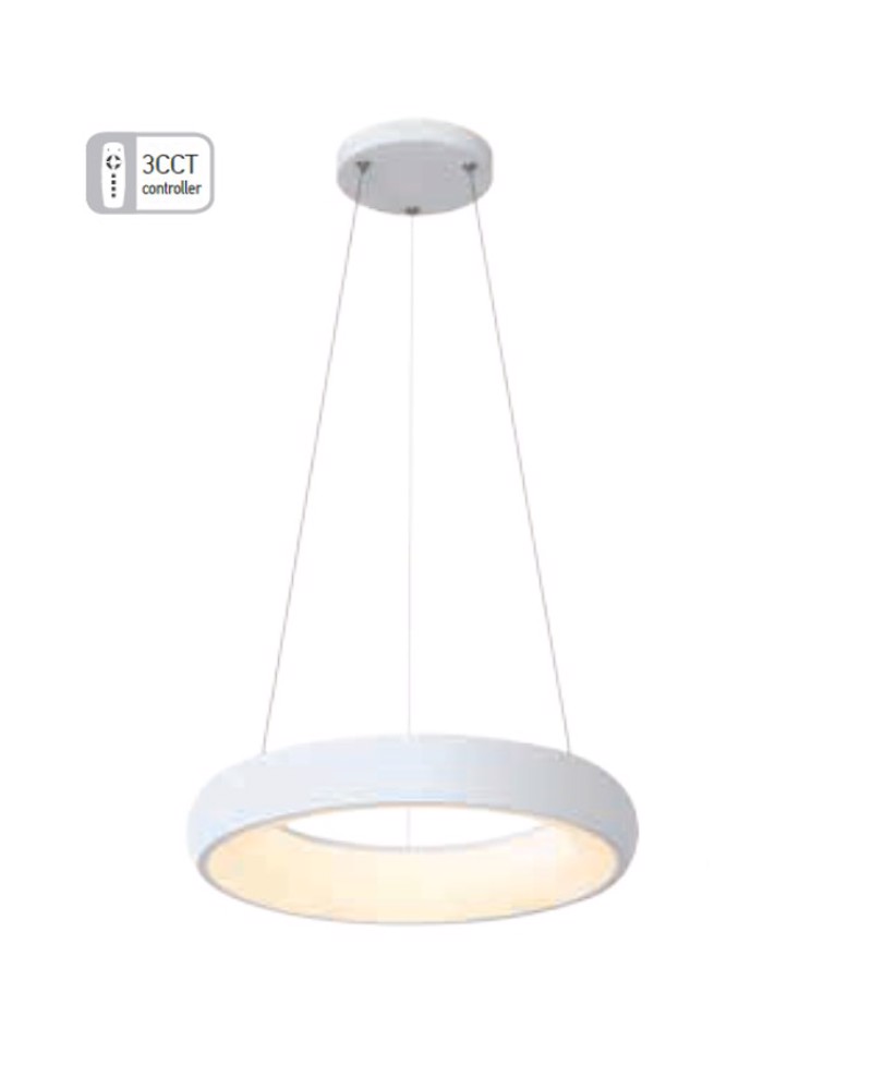 Φωτιστικά agiovlasitishome - ΣΗΜΑΝΤΙΚΟ: Σε περίπτωση διαφοράς τιμής από το κατάστημα ισχύει παντα και μόνο η τιμή του καταστήματος Inlight Φωτιστικό Οροφής Led με Controller Ρύθμισης Έντ