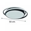 INLIGHT PLAFONIERA OROFIS ALOuMINIOu LED 36W  2900lm/4000K F50CM 42172-MAuRO
