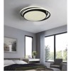 INLIGHT PLAFONIERA OROFIS ALOuMINIOu LED 36W  2900lm/4000K F50CM 42172-MAuRO
