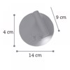INLIGHT FOTISTIKO TOIXOu LED METALLIKO 3W+6W 14X9CM 43418-MAuRO
