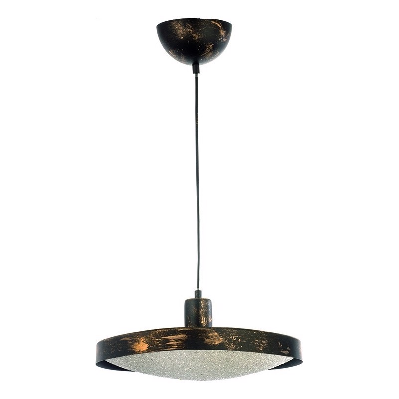 INLIGHT ΦΩΤΙΣΤΙΚΟ ΟΡΟΦΗΣ ΜΕΤΑΛΛΙΚΟ LED 40W/3600LM ΜΑΥΡΗ ΠΑΤΙΝΑ Φ50 4480Α