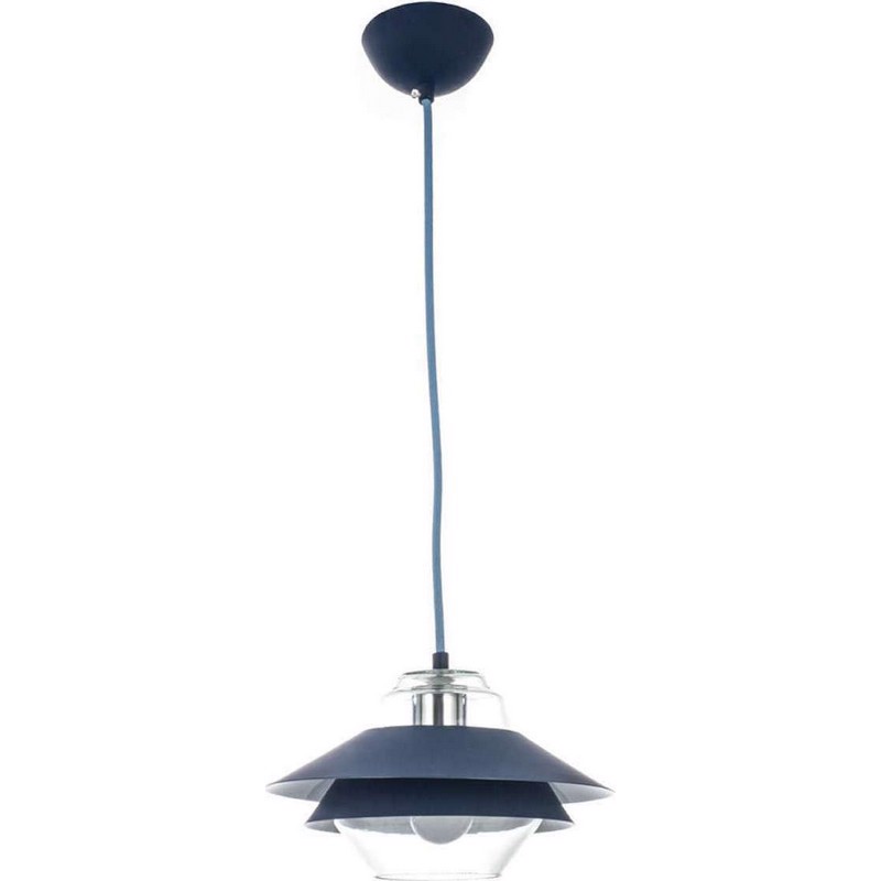 INLIGHT ΦΩΤΙΣΤΙΚΟ ΟΡΟΦΗΣ ΜΕΤΑΛΛΟ ΓΥΑΛΙ ΜΠΛΕ Φ25 4482