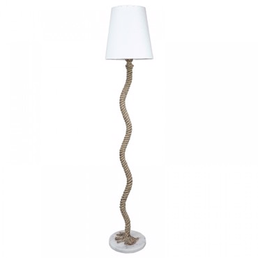 INLIGHT ΕΠΙΔΑΠΕΔΙΟ ΦΩΤΙΣΤΙΚΟ ΛΕΥΚΟ ΜΕ ΣΧΟΙΝΙ E27 Φ27x138cm 45364-WH