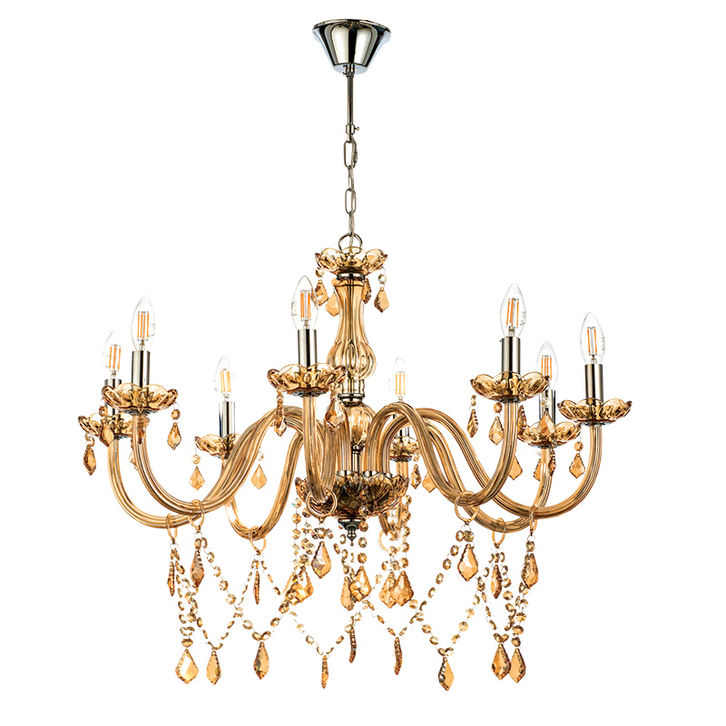 INLIGHT 8ΦΩΤΟΣ ΠΟΛΥΕΛΑΙΟΣ ΓΥΑΛΙΝΟΣ ΜΕΛΙ ΜΕ ΚΡΥΣΤΑΛΛΑ E1