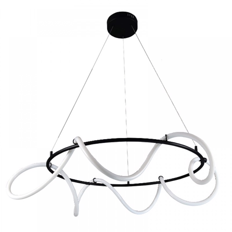 INLIGHT ΦΩΤΙΣΤΙΚΟ ΟΡΟΦΗΣ LED ΜΕΤΑΛΛΙΚΟ ΜΑΥΡΟ ΜΕ ΛΕΥΚΟ Σ