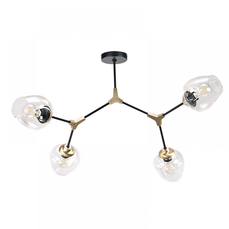 INLIGHT ΤΕΤΡΑΦΩΤΟ ΦΩΤΙΣΤΙΚΟ ΟΡΟΦΗΣ ΜΕΤΑΛΛΙΚΟ/ΓΥΑΛΙΝΟ ΜΑ