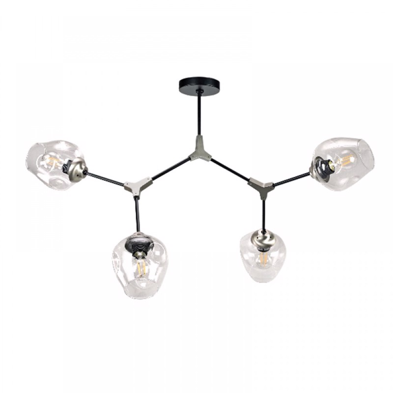 inLight - ΣΗΜΑΝΤΙΚΟ: Σε περίπτωση διαφοράς τιμής από το κατάστημα ισχύει παντα και μόνο η τιμή του καταστήματος INLIGHT ΤΕΤΡΑΦΩΤΟ ΦΩΤΙΣΤΙΚΟ ΟΡΟΦΗΣ ΜΕΤΑΛΛΙΚΟ/ΓΥΑΛΙΝΟ ΜΑ