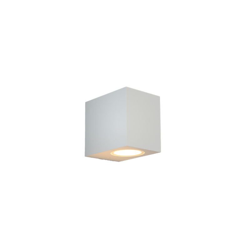 ItLighting Απλίκα Eξ. Χώρου ‘Norman’ ABS Λευκή 1xGU10 9x7x8cm 80200424