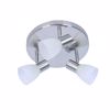 Inlight Trifoto Spot Metallo/Gyali Nikel Mat E14 F25X16cm 9064-3