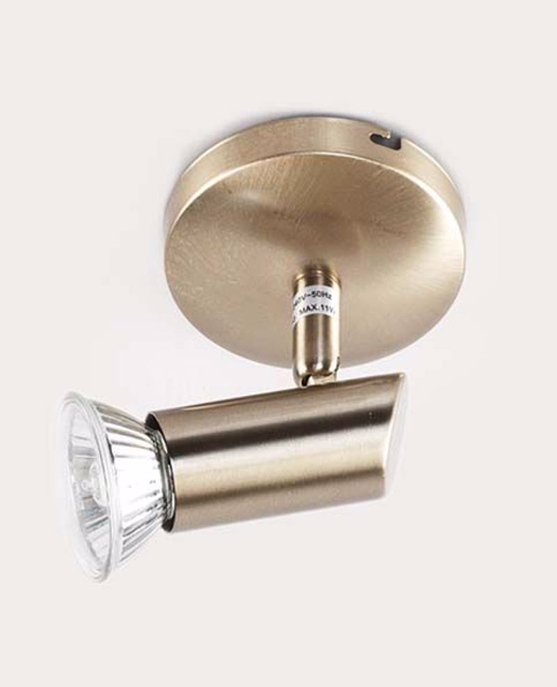 INLIGHT ΜΟΝΟΦΩΤΟ ΣΠΟΤ ΜΕΤΑΛΛΙΚΟ GU10 ΟΞΥΝΤΕ 9075-1