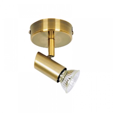 INLIGHT ΜΟΝΟΦΩΤΟ ΣΠΟΤ ΜΕΤΑΛΛΙΚΟ GU10 ΟΞΥΝΤΕ Φ8x7cm 9075-1