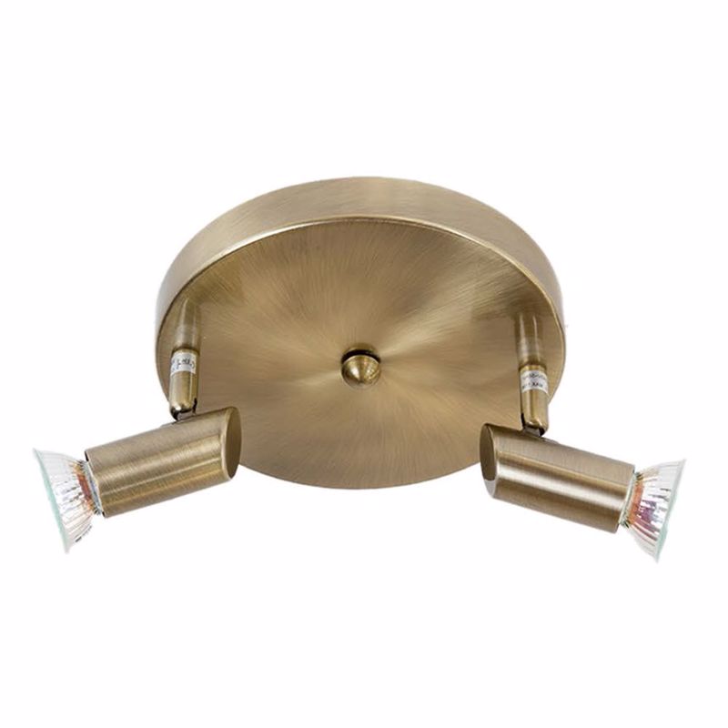 INLIGHT ΔΙΦΩΤΟ ΣΠΟΤ ΜΕΤΑΛΛΙΚΟ GU10 ΟΞΥΝΤΕ Φ17x7cm 9075-