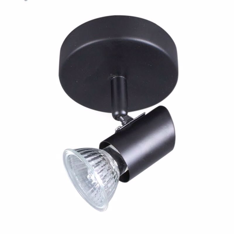 INLIGHT ΜΟΝΟΦΩΤΟ ΣΠΟΤ ΜΕΤΑΛΛΙΚΟ GU10 ΜΑΥΡΟ 9077-1
