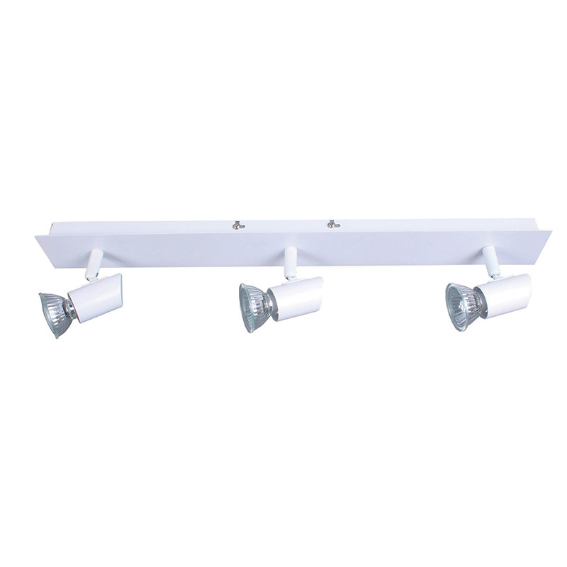 INLIGHT ΤΡΙΦΩΤΟ ΣΠΟΤ ΡΑΓΑ ΜΕΤΑΛΛΙΚΟ GU10 ΛΕΥΚΟ 9078-3