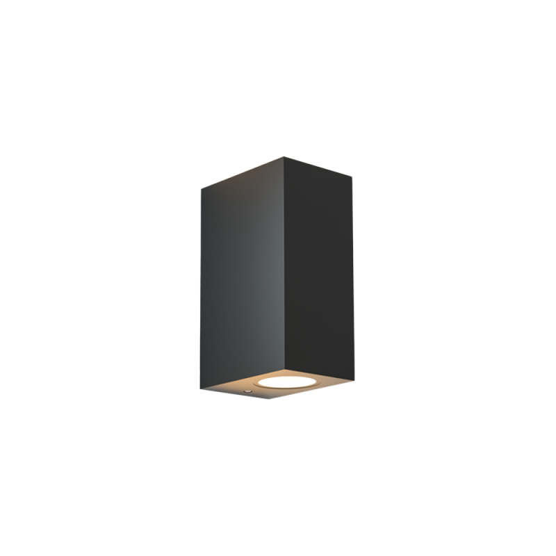 ItLighting Απλίκα Eξ. Χώρου 'Havasu' Up-Down ABS Ανθρακί 2xGU10 7x9x14.7cm 80200344