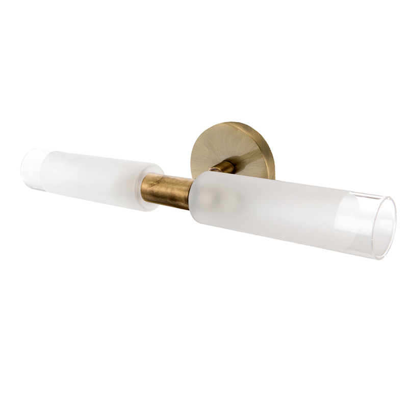 Φωτιστικά agiovlasitishome - ΣΗΜΑΝΤΙΚΟ: Σε περίπτωση διαφοράς τιμής από το κατάστημα ισχύει παντα και μόνο η τιμή του καταστήματος INLIGHT ΑΠΛΙΚΑ ΜΠΑΝΙΟΥ ΜΕΤΑΛΛΙΚΗ/ΓΥΑΛΙΝΗ ΟΞΥΝΤΕ 2 x G9