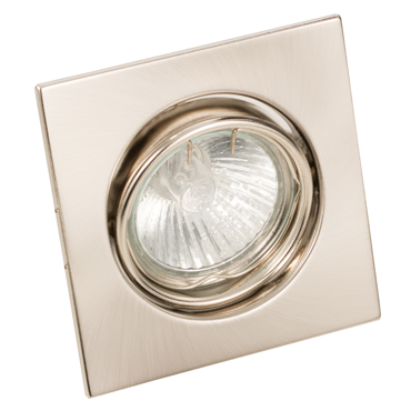 INLIGHT ΧΩΝΕΥΤΟ ΣΠΟΤ ΜΕΤΑΛΛΙΚΟ ΝΙΚΕΛ ΜΑΤ GU10 9x9cm 43278