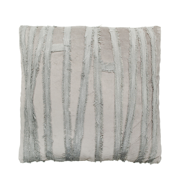 InTheBox - Maison SILVER STRIPES Diakosmitiko Maxilari ufasmatino Ggri 50x50x10cm 014524