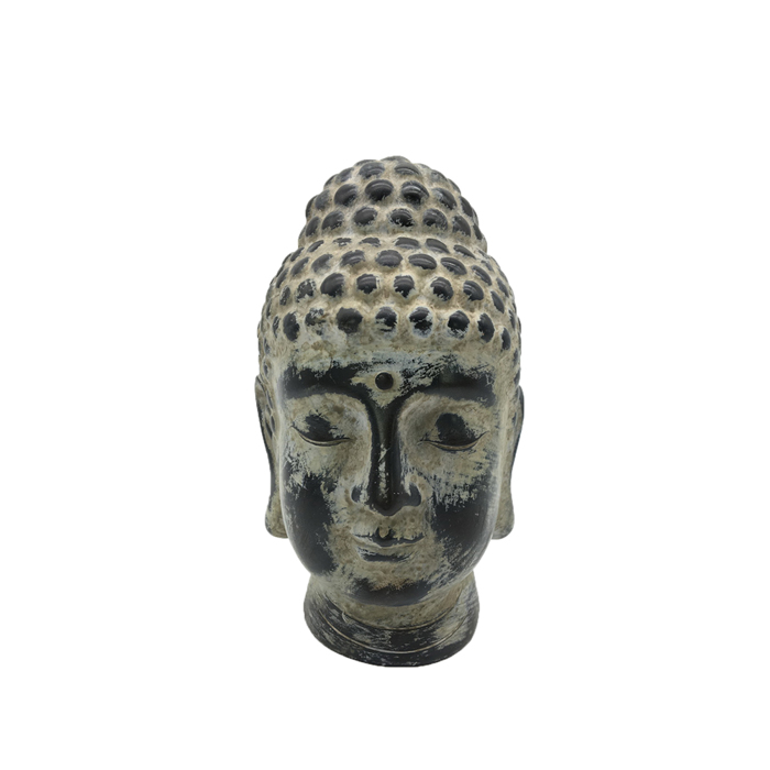 InTheBox - Maison DAHRMA DECO Boudas Resin Ggri/Mavros 15.5x14x21.5cm 016333
