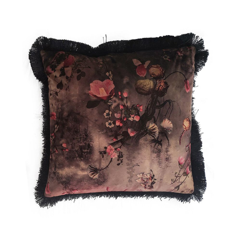 Μαξιλάρια διακοσμητικά agiovlasitishome - ΣΗΜΑΝΤΙΚΟ: Σε περίπτωση διαφοράς τιμής από το κατάστημα ισχύει παντα και μόνο η τιμή του καταστήματος InTheBox - Maison FLORES Διακοσμητικό Μαξιλάρι Βελούδιν
