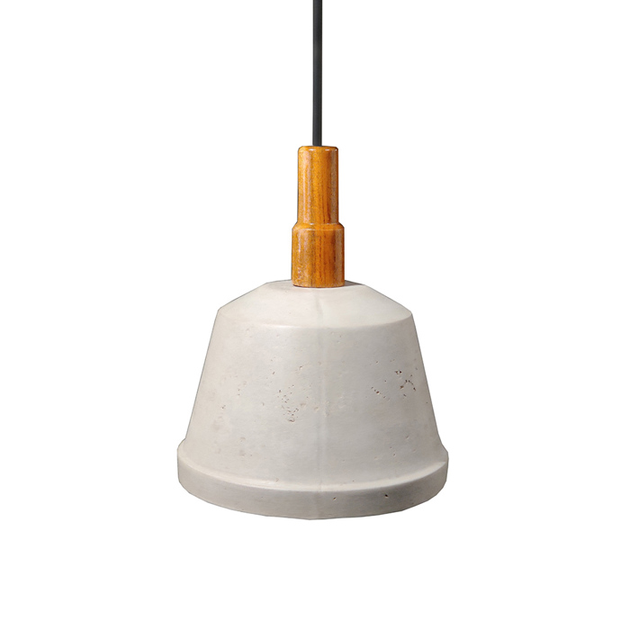 InTheBox - Maison STRUCKT Kremasto Fotistiko Orofis Tsimentenio/Xulino Ggri/Fusiko 1xE27 F25x29cm 017667