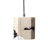 InTheBox - Maison GRID 1 Kremasto Fotistiko Orofis Tsimentenio/Metalliko 1xE27 F13x12.5cm 017670
