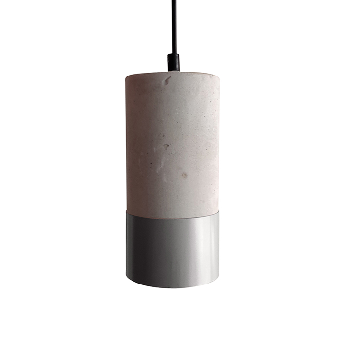 InTheBox - Maison STRIP Kremasto Fotistiko Orofis Tsimentenio/Metalliko 1xE27 F9.5x20cm 017678