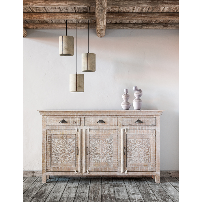 InTheBox - Maison STRIP Kremasto Fotistiko Orofis Tsimentenio/Metalliko 1xE27 F18x22cm 017679