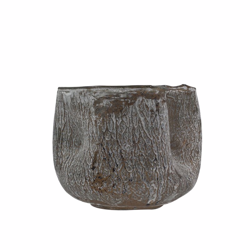 InTheBox - Maison ZEOLITH Βάση Ρεσώ Γυάλινη Μελί/Χρυσή 