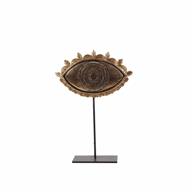 Διακοσμητικά Επιτραπέζια agiovlasitishome - ΣΗΜΑΝΤΙΚΟ: Σε περίπτωση διαφοράς τιμής από το κατάστημα ισχύει παντα και μόνο η τιμή του καταστήματος InTheBox - Maison THE EYE DECO Διακοσμητικό Resin Χρυσό