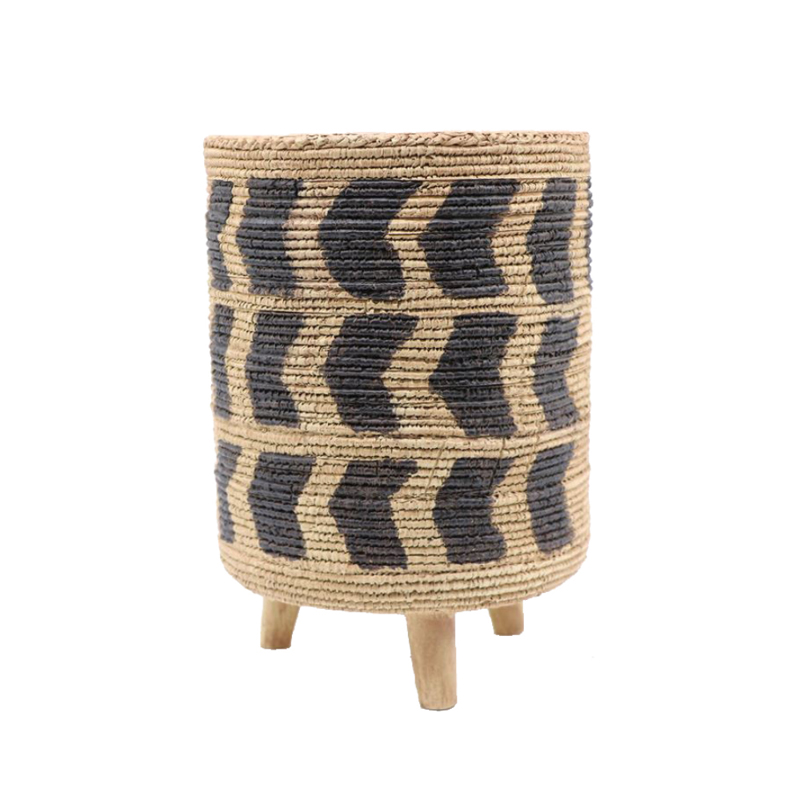 Γλάστρες - Ζαρντινιέρες agiovlasitishome - ΣΗΜΑΝΤΙΚΟ: Σε περίπτωση διαφοράς τιμής από το κατάστημα ισχύει παντα και μόνο η τιμή του καταστήματος InTheBox - Maison INKA Κασπώ Resin Φυσικό/Μαύρο Φ18.5x2