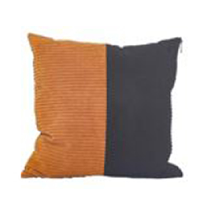 InTheBox - Maison SENS Diakosmitiko Maxilari ufasmatino/Polyester Moustardi/Ggri 45x45cm 018875