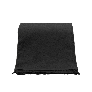 InTheBox - Maison DAMASKO Ριχτάρι Σκούρο Γκρι Βαμβακερό 130x170cm 019624